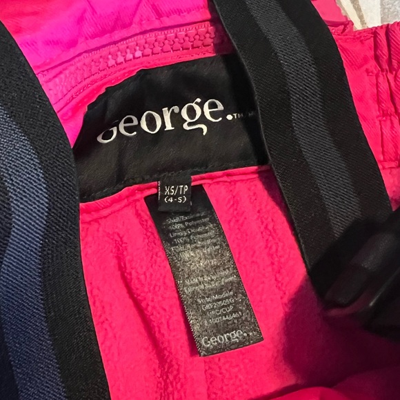 Snow Ski Pants Fuschia Pink Size 4-5 - Picture 2 of 4